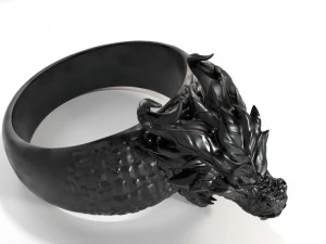 dragon ring 3D Print Model