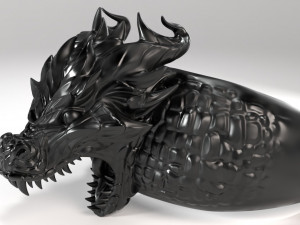 dragon ring 3D 打印模型