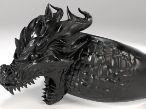 anello del drago Modello di stampa 3D