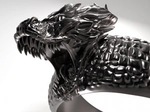 anello del drago Modello di stampa 3D