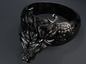 anello del drago Modello di stampa 3D