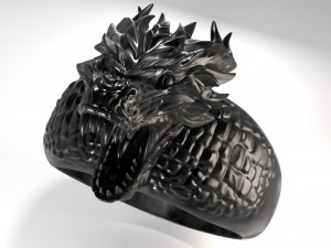 dragon ring 3D 打印模型