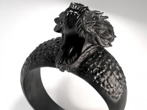 anello del drago Modello di stampa 3D