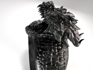 dragon ring 3D 打印模型