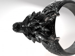dragon ring 3D 打印模型