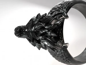 anello del drago Modello di stampa 3D