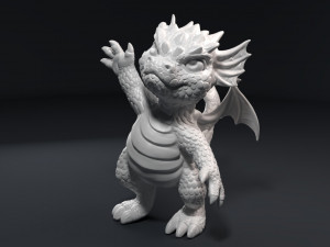 kid dragon figurine 3D Print Model