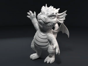 figurina del drago bambino Modello di stampa 3D