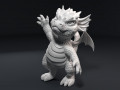 Kid dragon figurine 3D Model
