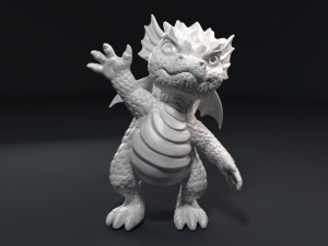 kid dragon figurine Modello di stampa 3D