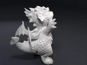 kid dragon figurine 3D Print Model