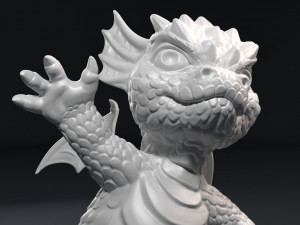 kid dragon figurine Modello di stampa 3D