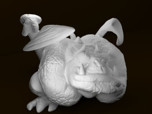 funny gargoyle 3D-printmodel