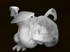funny gargoyle 3D Print Model
