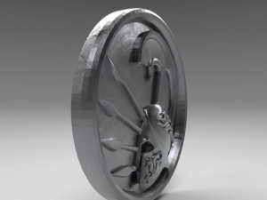 3d pendant spartan helmet Model Cetak 3D