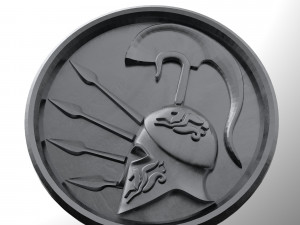 3d pendant spartan helmet Model Cetak 3D