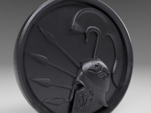 3d pendant spartan helmet Model Cetak 3D