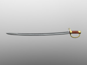 saber Modèle 3D