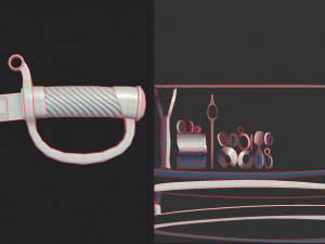 saber 3D Model