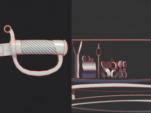 saber 3D Model