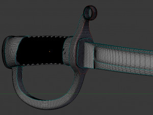 saber 3D Model