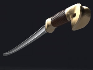 russian cossack shashqua saber Model 3D