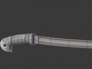 russian cossack shashqua saber 3D Model