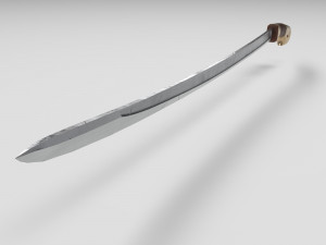 russian cossack shashqua saber Model 3D