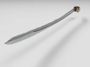 russian cossack shashqua saber 3D Model