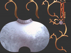 christmas white ball 3D Model