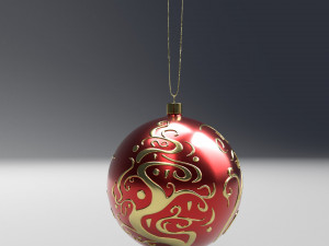 christmas red ball 3D Model