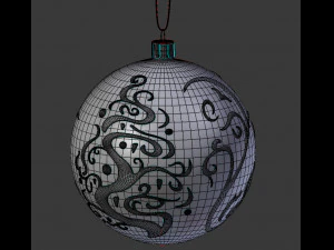 christmas red ball 3D Model