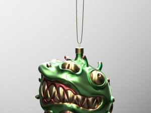 christmas covid ball 3D Model