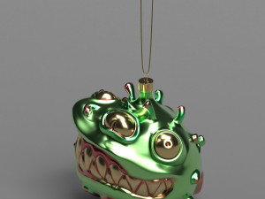 christmas covid ball Model 3D