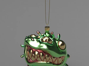 christmas covid ball 3D Model