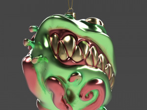 christmas covid ball Model 3D