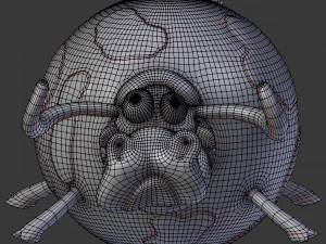 bull christmas ball 3D Model