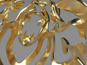 hollow attack lion figurine Modello di stampa 3D