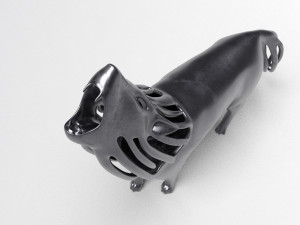 hollow howling wolf statuette Model Cetak 3D