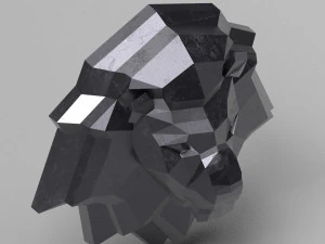 printable lion head 3D Print Model