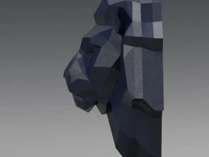 printable lion head 3D Print Model