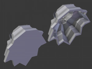 printable lion head Model Cetak 3D