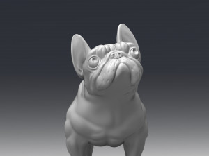 french bulldog 3d print model 3D-printmodel