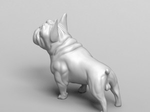 french bulldog 3d print model Modello di stampa 3D