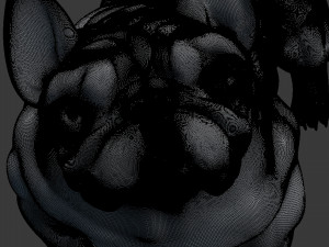 french bulldog 3d print model Modello di stampa 3D