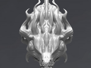 little dragon head 3d print model 3D प्रिंट मॉडल