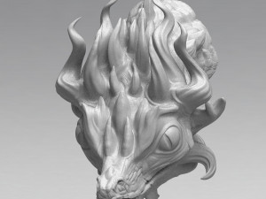 little dragon head 3d print model 3D प्रिंट मॉडल