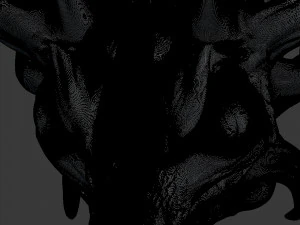 Modelo de impress&atilde;o 3D de pequena cabe&ccedil;a de drag&atilde;o Modelo de Impressão 3D