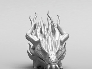 dragon head 3d print model 3D 打印模型
