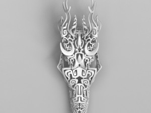 filigree dragon skull 3d print mode 3Dプリントモデル